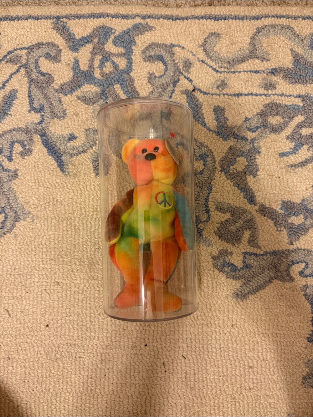 ORIGINAL BEANIE BABY PEACE BEAR 1996